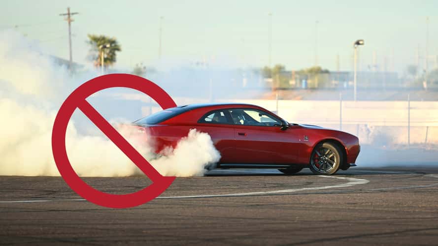 The Dodge Charger Daytona Can't Do A Burnout