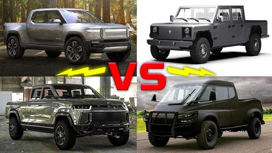 Electric Pickup Trucks Compared: Tesla, Rivian, Atlis, Bollinger