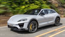 Porsche 7-seater electric SUV, the Motor1.com render