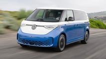 US-spec 2024 Volkswagen ID. Buzz LWB exterior driving shots