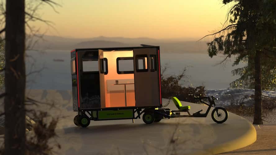 Would You Camp Out In This Weird Electric Camper Trike Thing?